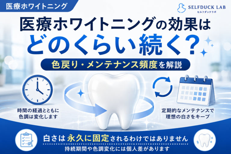 医療ホワイトニングの効果は どのくらい続く？